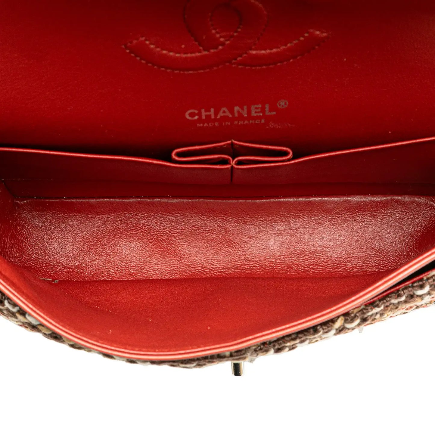 Chanel Medium Classic Tweed Double Flap
