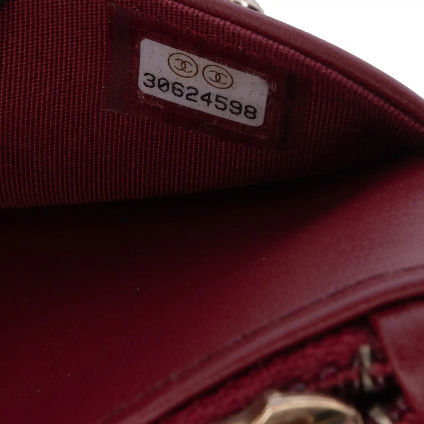 Chanel Quilted Caviar Boy Wallet on Chain