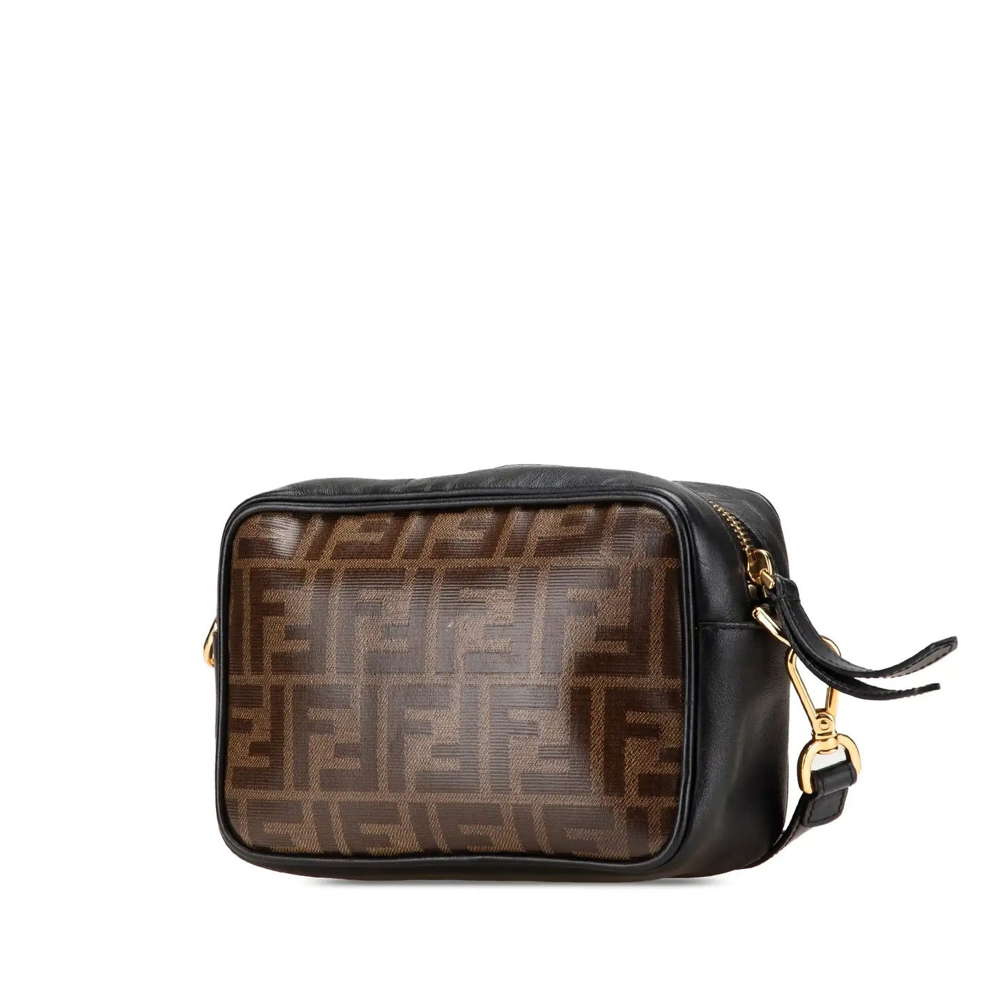 Fendi Zucca Coated Canvas Camera Crossbody