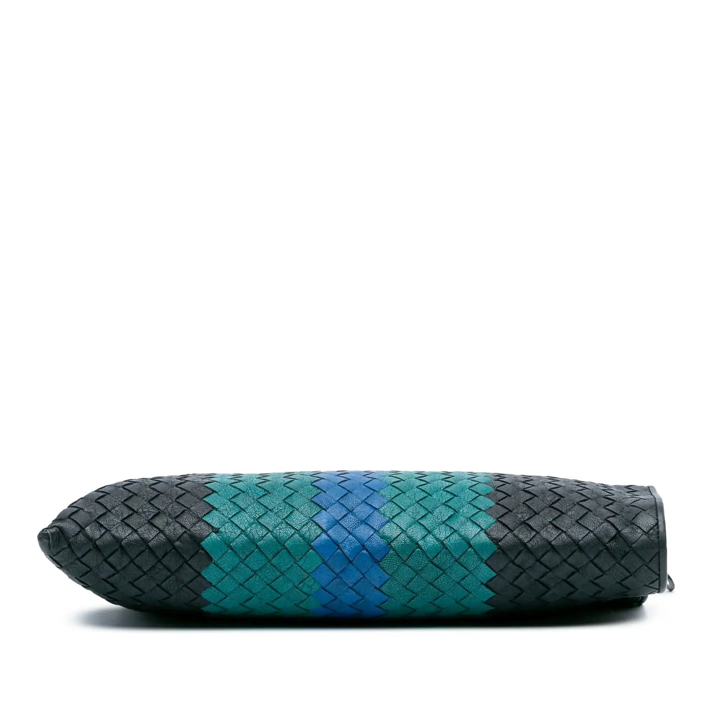 Bottega Veneta Tricolor Nappa Intrecciato Clutch