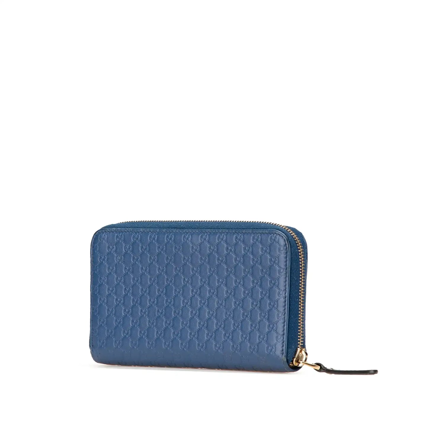 Gucci Microguccissima Zip Around Long Wallet