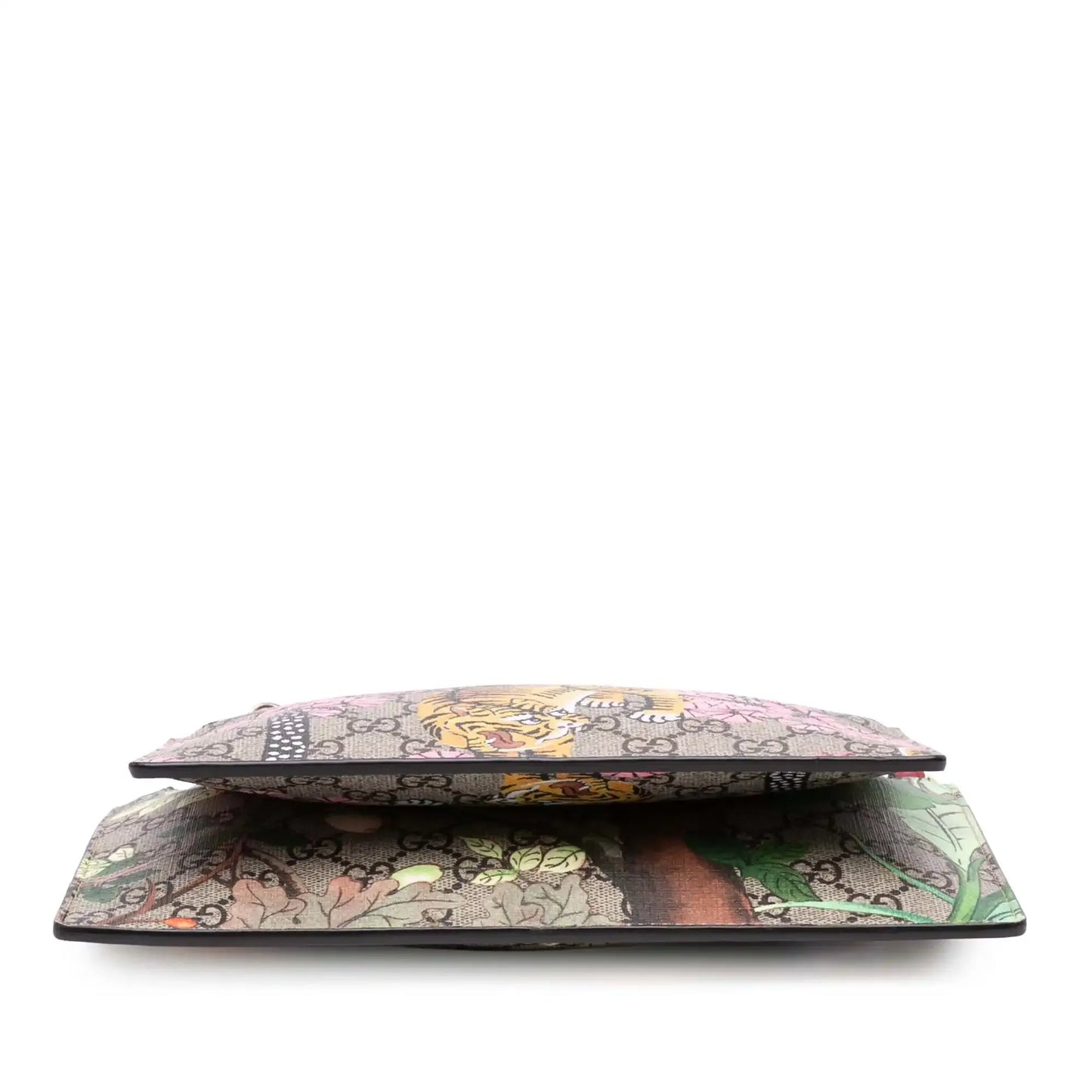 Gucci GG Supreme Bengal Double Zip Pochette