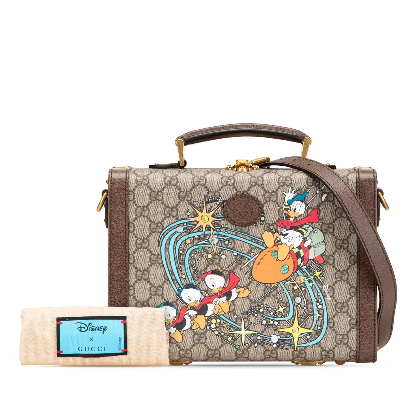 Gucci Disney GG Supreme Donald Duck Savoy Vanity Case