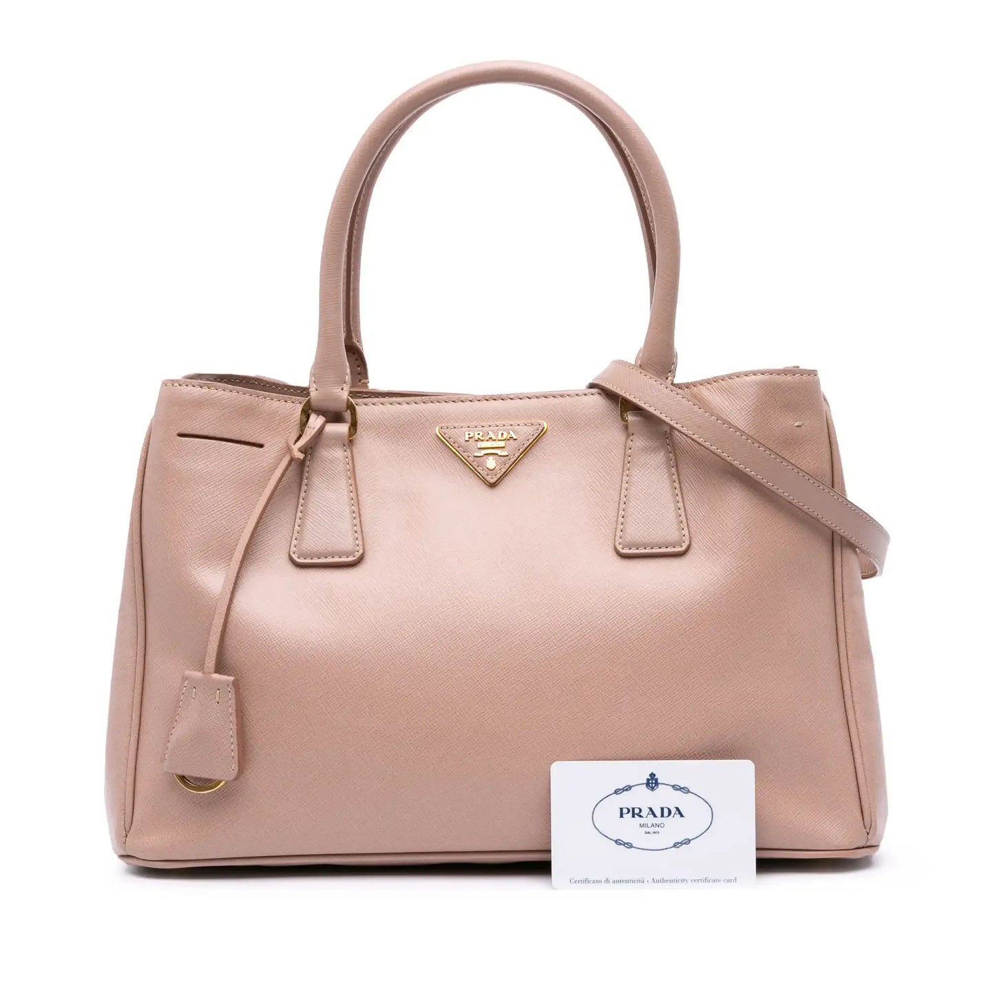 Prada Medium Saffiano Lux Galleria Satchel