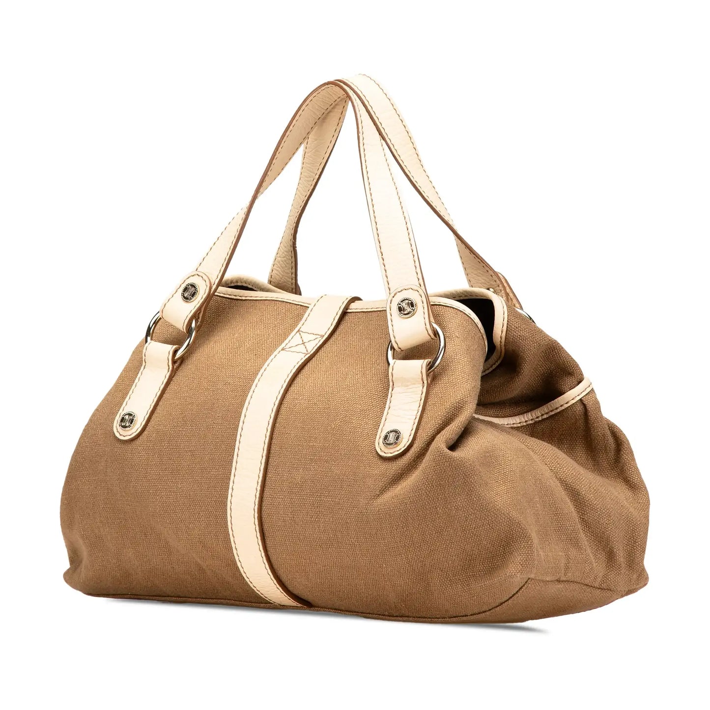 Celine Canvas Boogie Tassel Tote