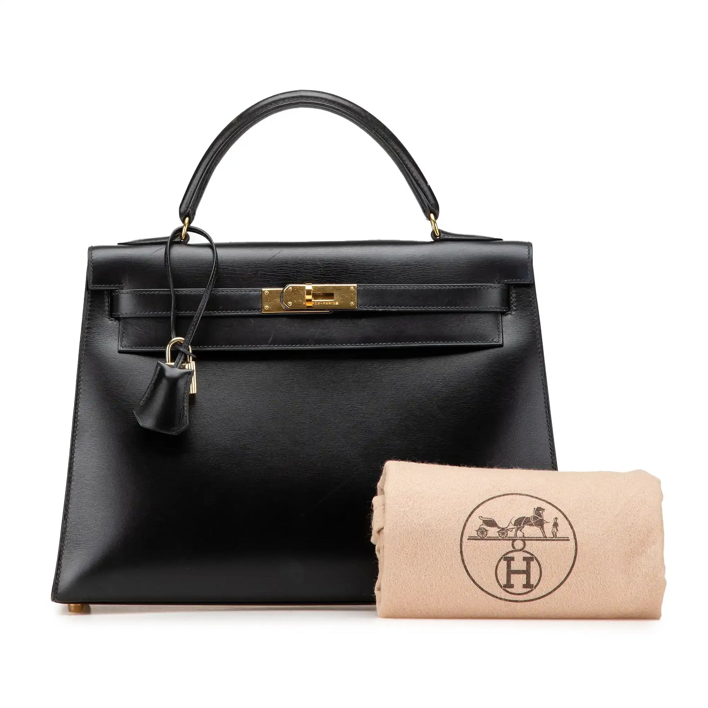Hermès Box Calf Kelly Sellier 32