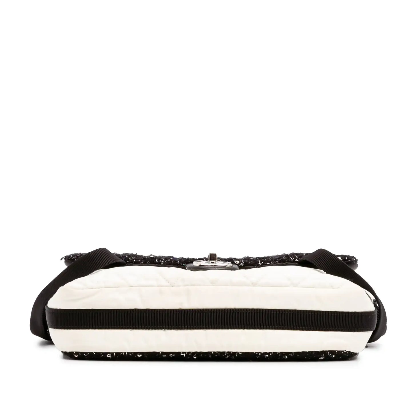 Chanel Bicolor Tweed and Nylon Astronaut Essentials Flap