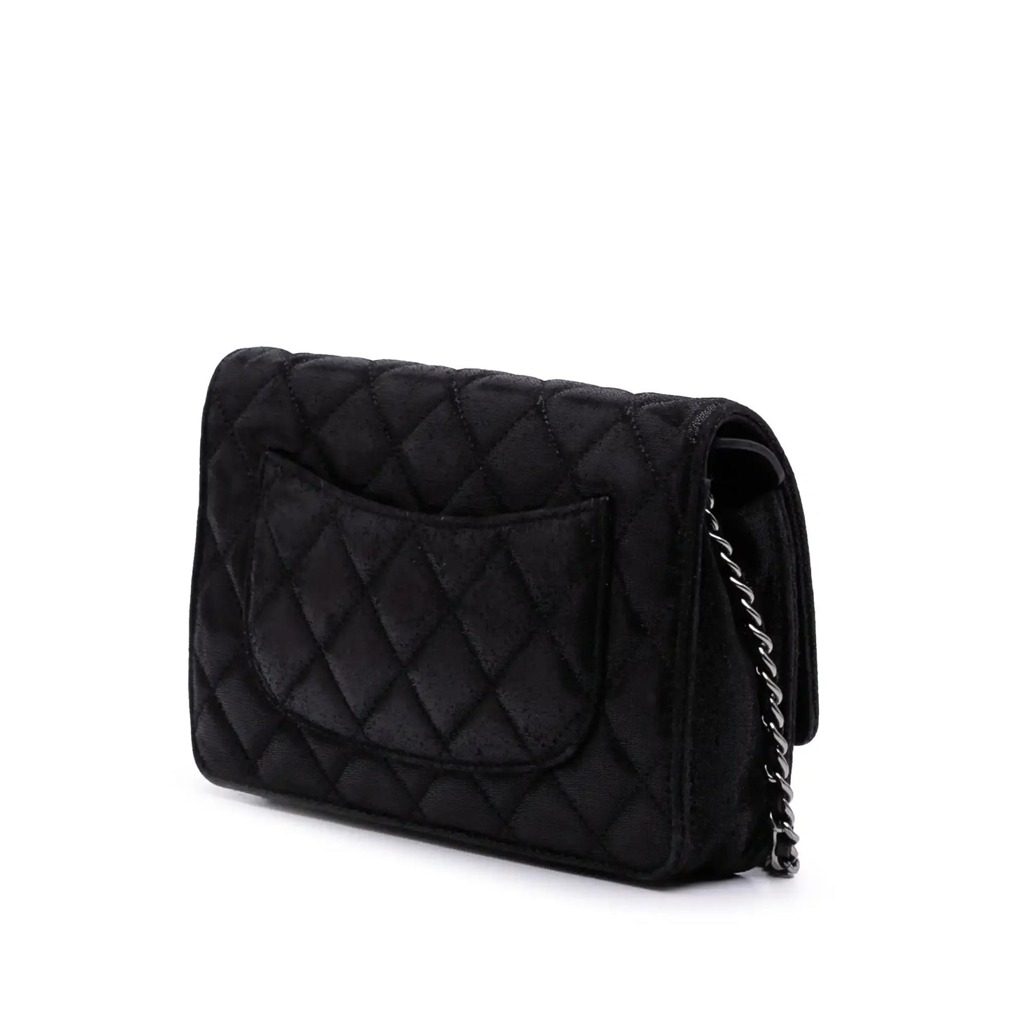 Chanel Sequined Goatskin CC Crystal Wallet On Chain