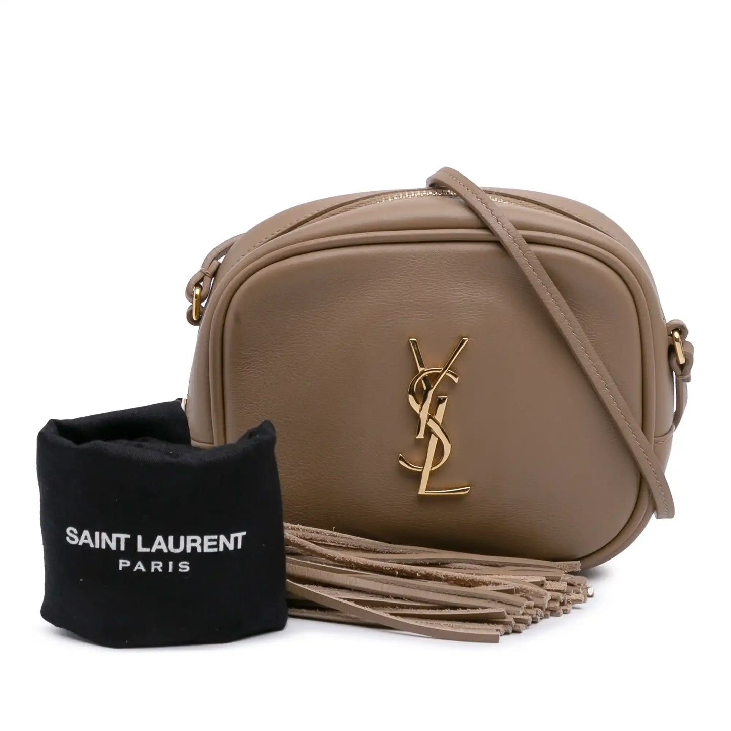 Saint Laurent Nappa Monogram Blogger Bag