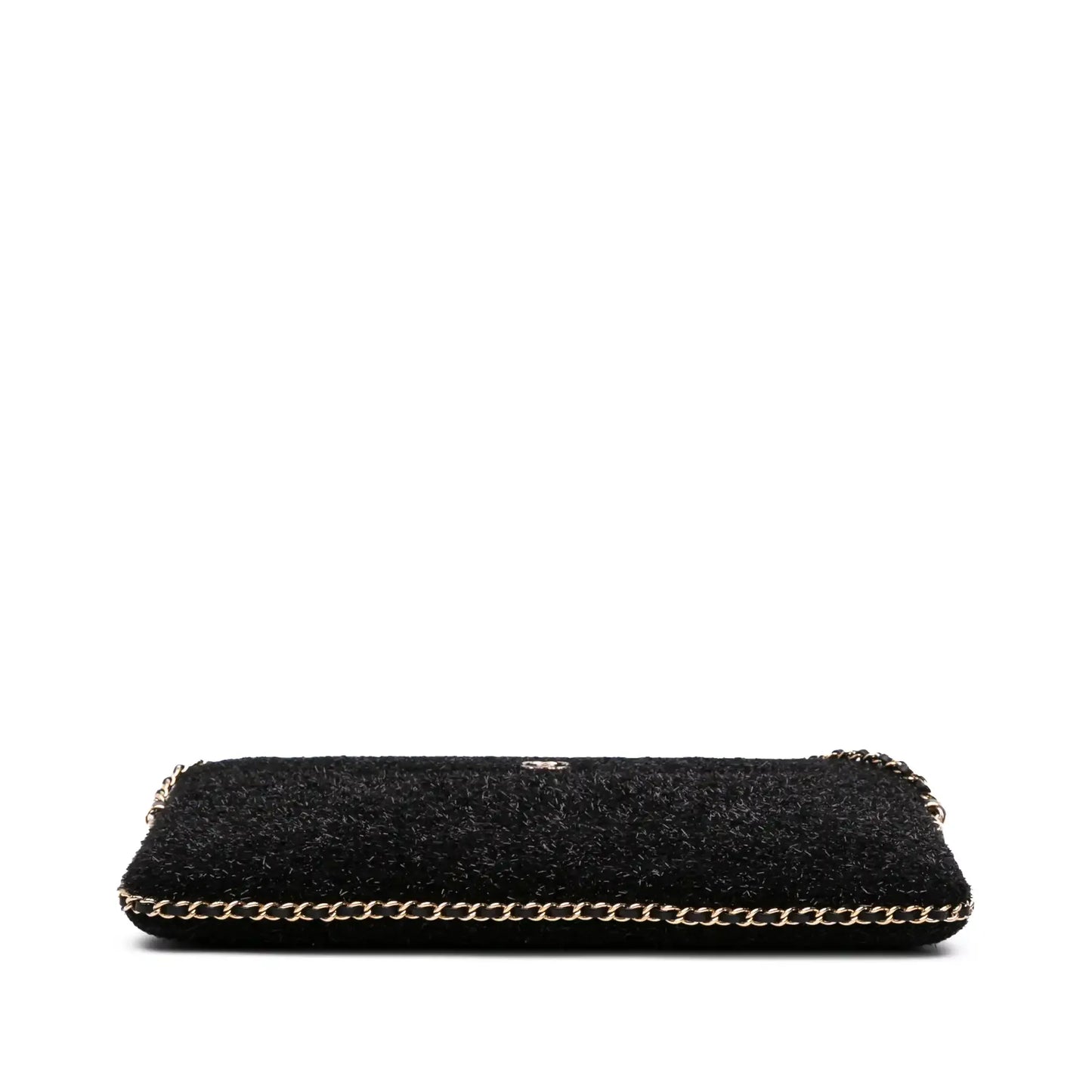Chanel Tweed Chain Around Tablet Holder
