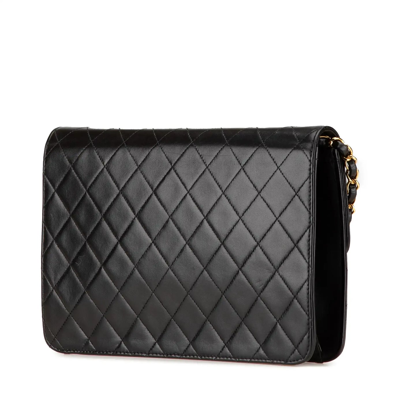 Chanel CC Quilted Lambskin Single Flap
