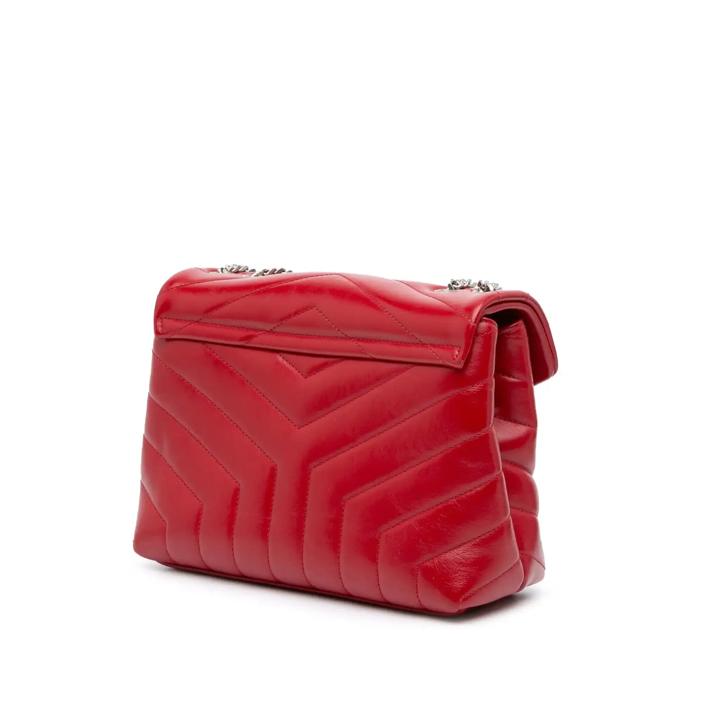 Saint Laurent Small Leather Monogram Loulou Crossbody