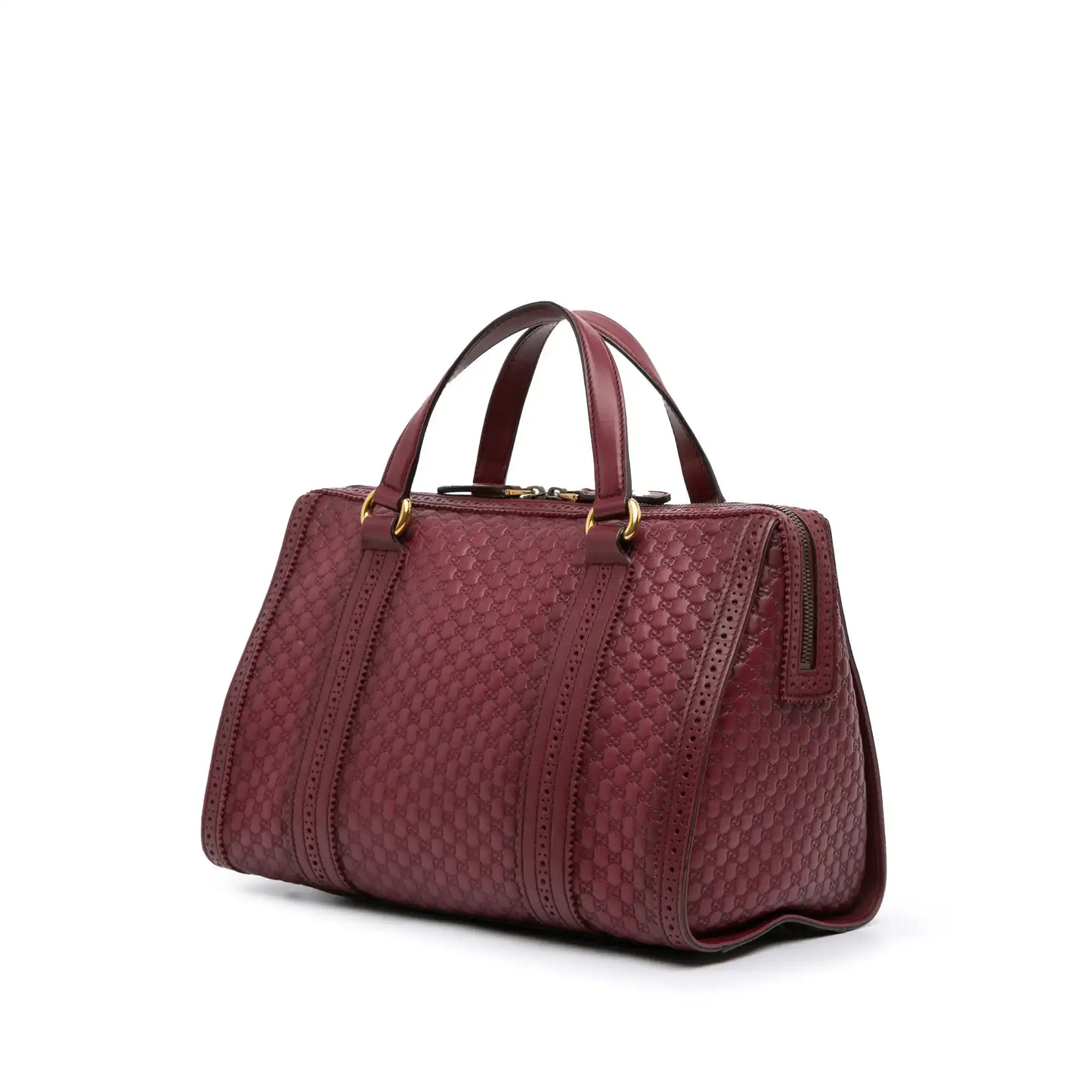 Gucci Microguccissima Brogue Duilio Boston Bag