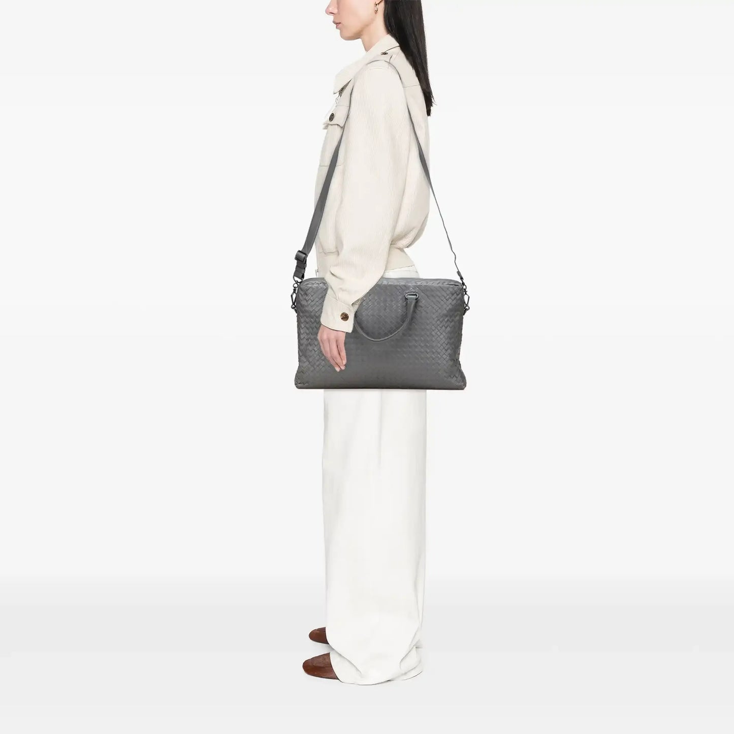 Bottega Veneta Nappa Intrecciato Business Bag