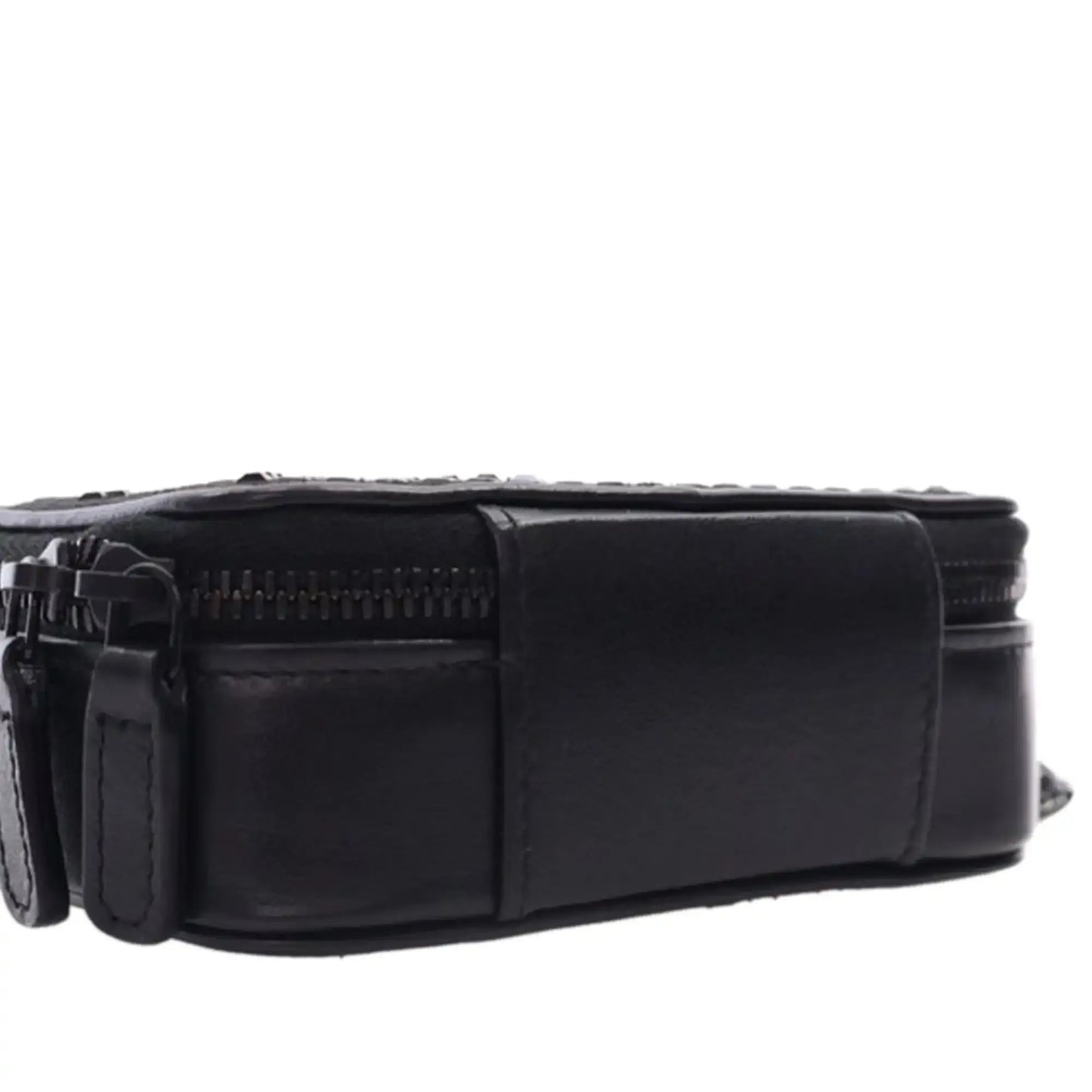 Chanel Lambskin Satin Strass Studded Clutch with Chain