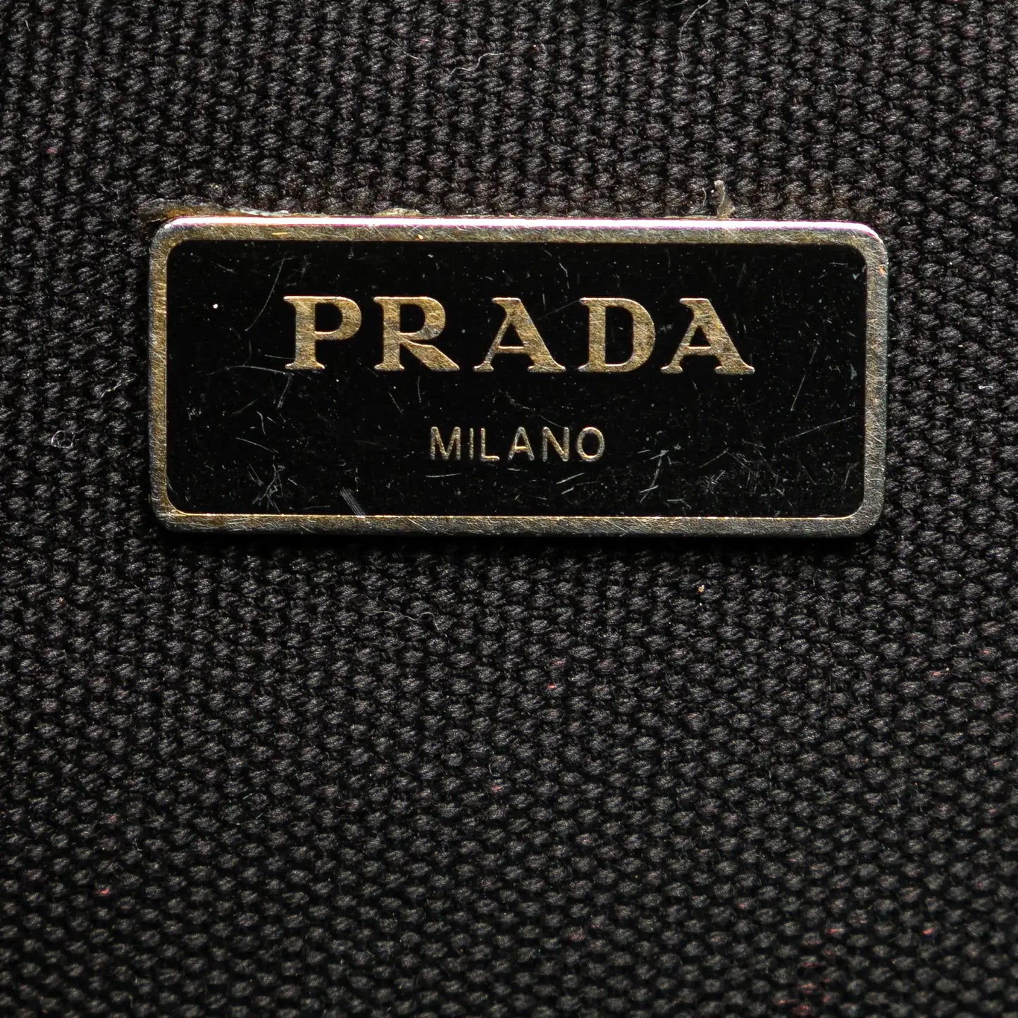 Prada Small Canvas Canapa Logo Satchel