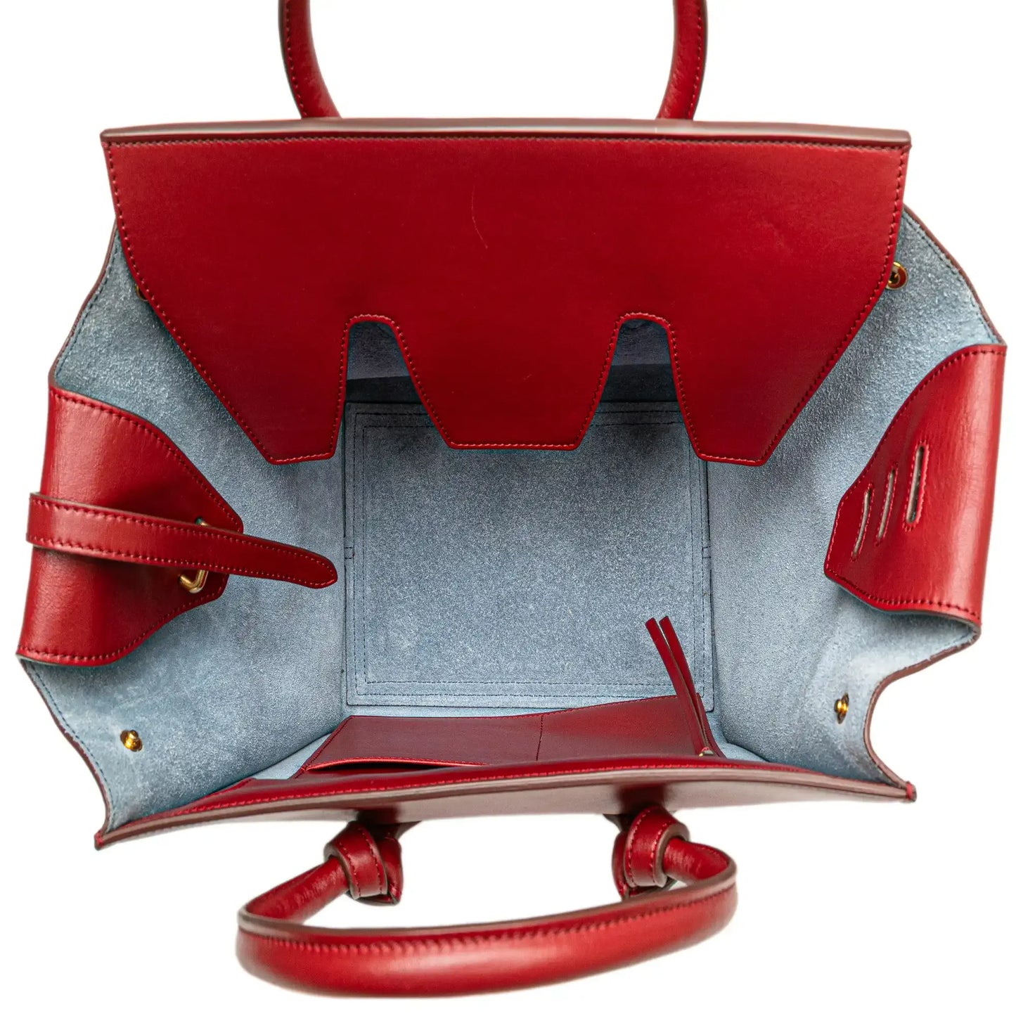 Celine Small Leather Tie Tote