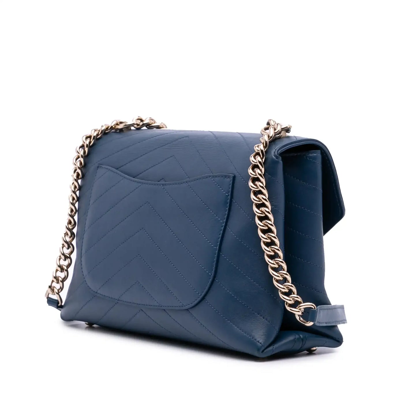 Chanel Medium Calfskin Coco Chevron Envelope Flap
