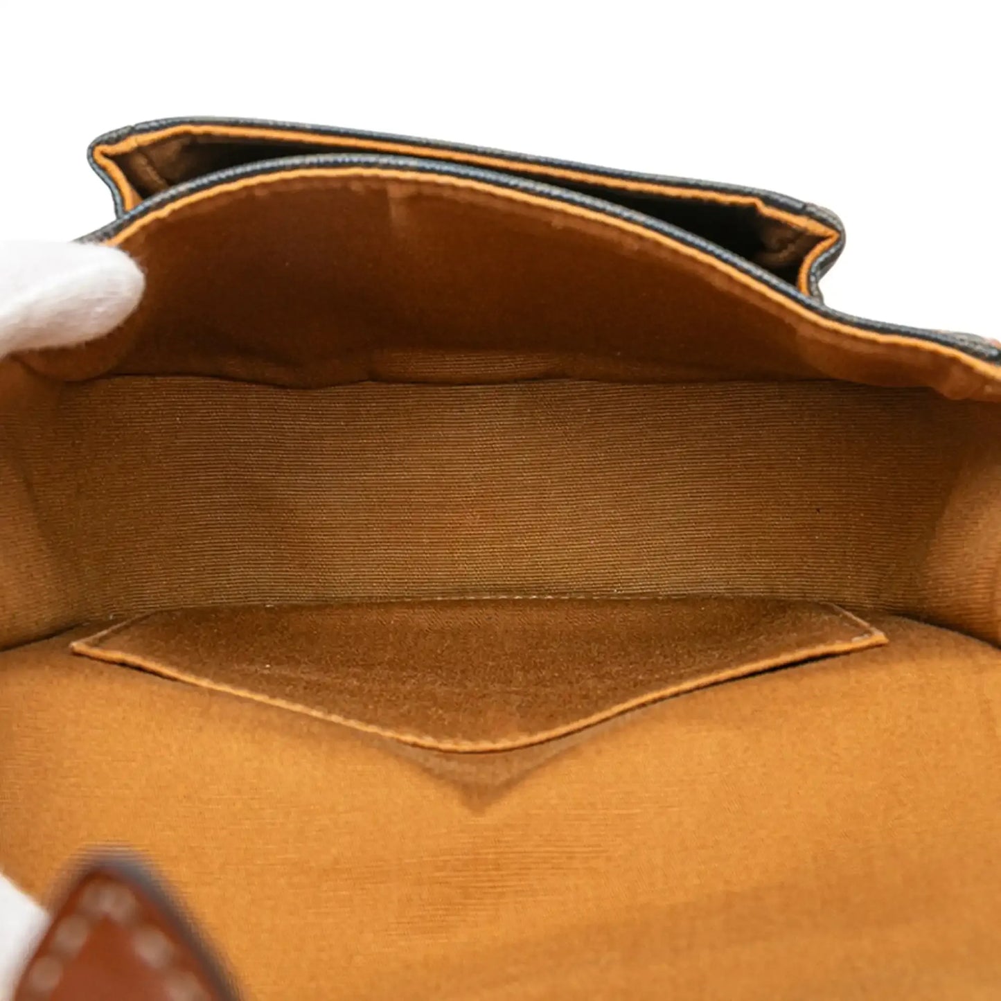 Celine Medium Triomphe Coated Canvas Folco Crossbody