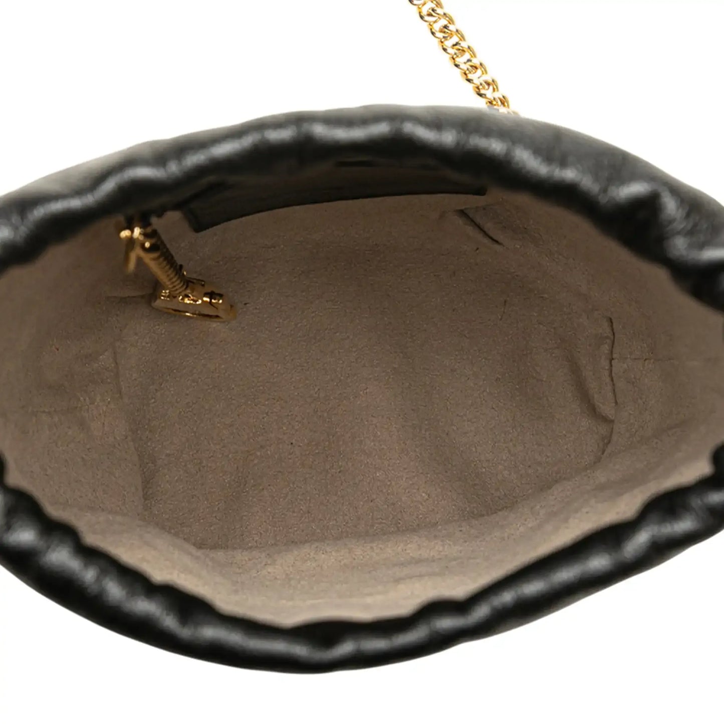 Gucci Mini Calfskin Diagonal Striped Zumi Bucket Bag