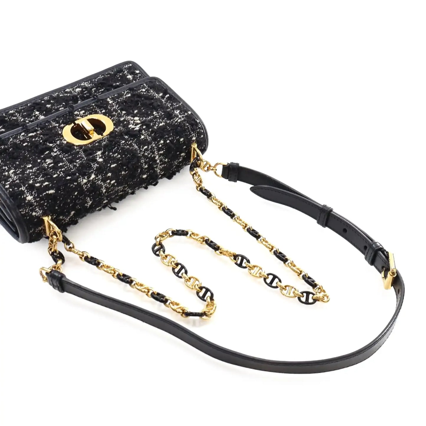 Dior Mini Tweed Macrocannage Miss Caro Bag