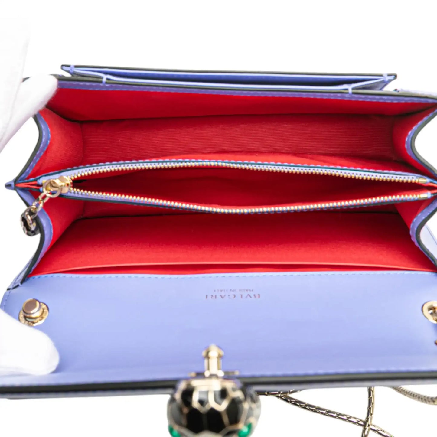 Bvlgari Medium Calfskin Serpenti Forever Shoulder Bag