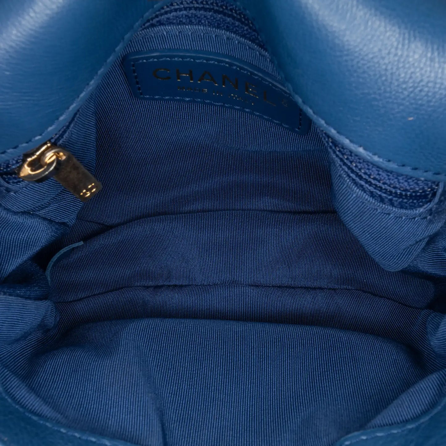 Chanel Quilted Grained Calfskin Casual Trip Messenger