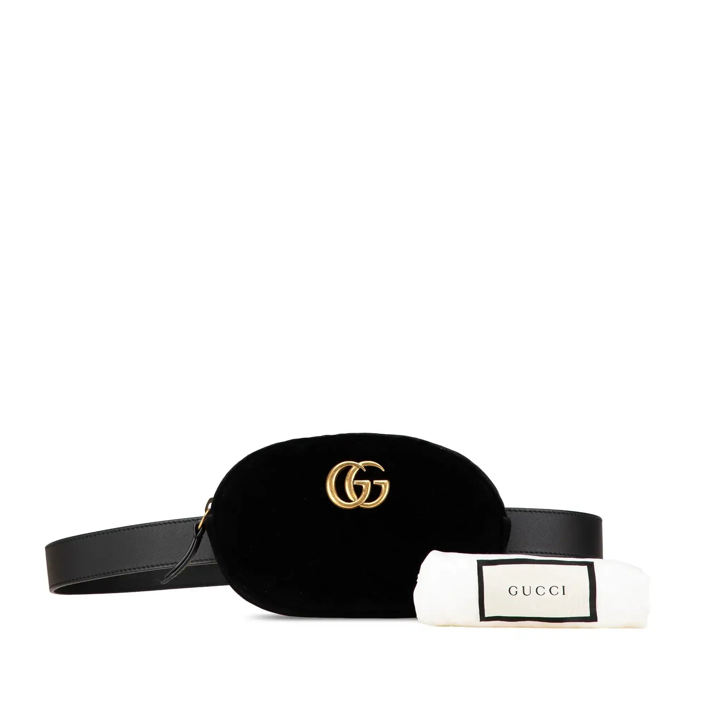 Gucci GG Marmont Matelasse Velvet Belt Bag