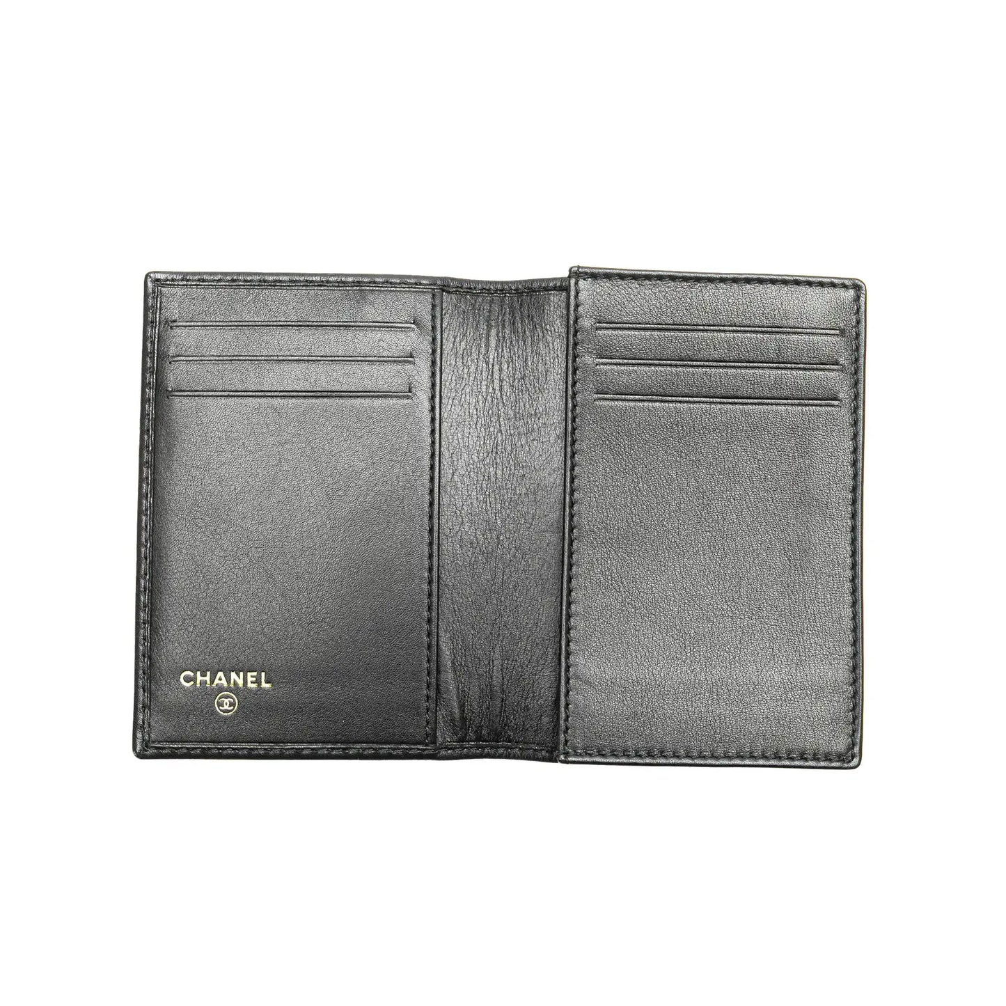 Chanel CC Calfskin Bifold Card Holder