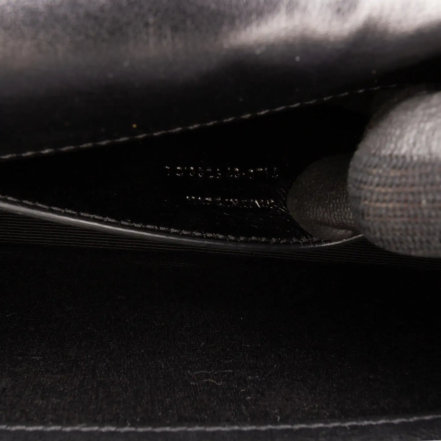 Saint Laurent Leather Monogram Studded Cassandre Clutch