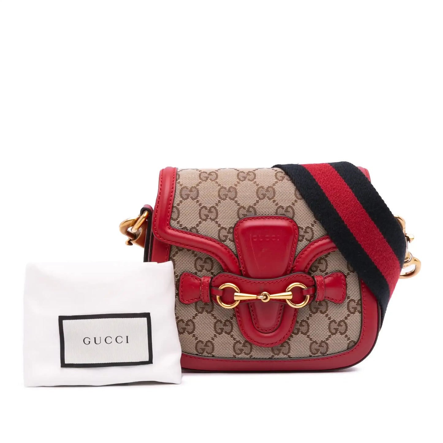 Gucci Small GG Canvas Lady Web Crossbody