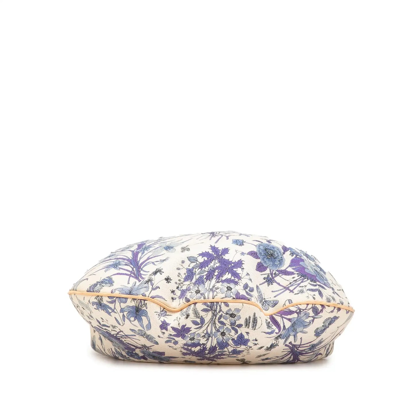 Gucci Canvas Flora Horsebit Wave Hobo