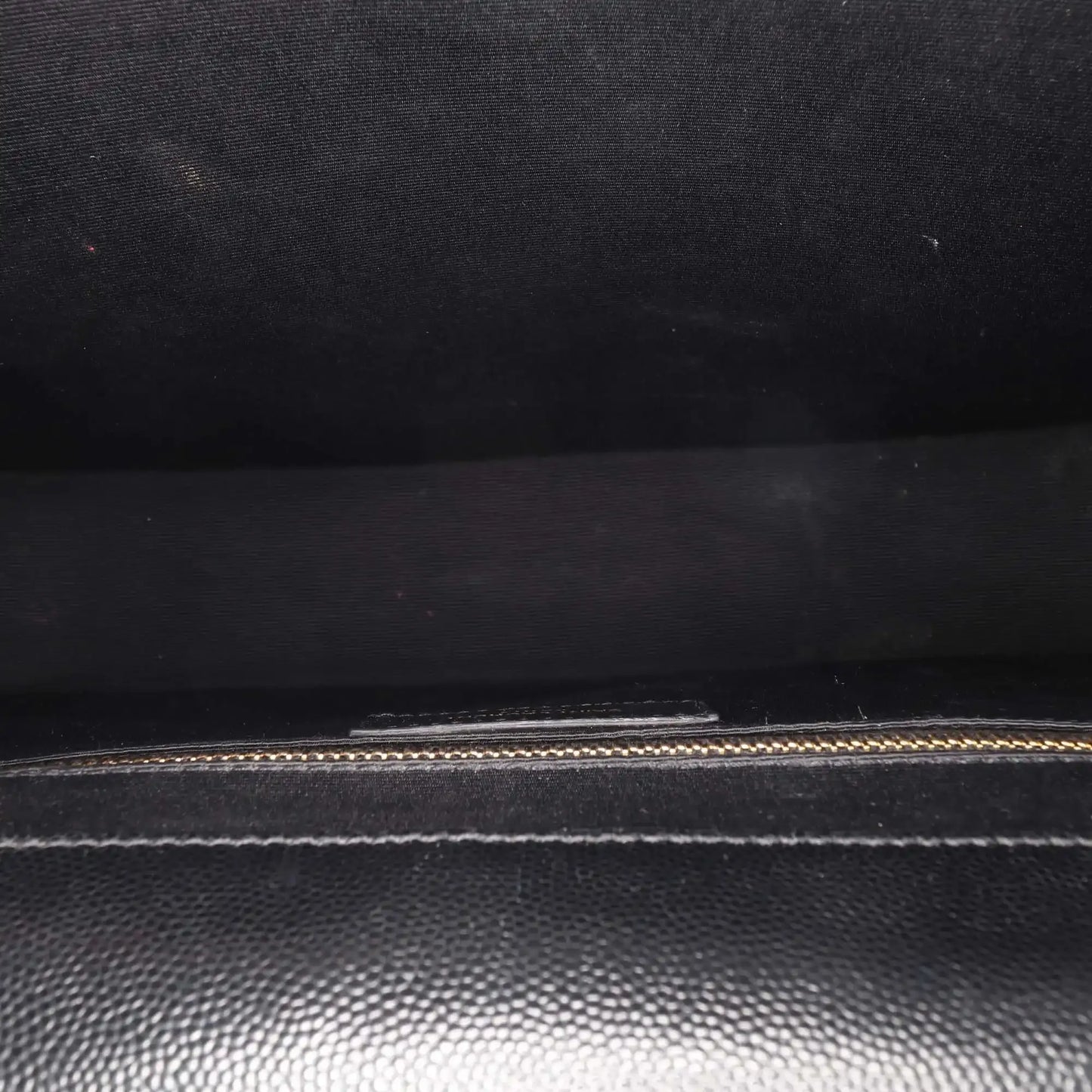 Saint Laurent Large Grain de Poudre Monogram Chevron Envelope Bag
