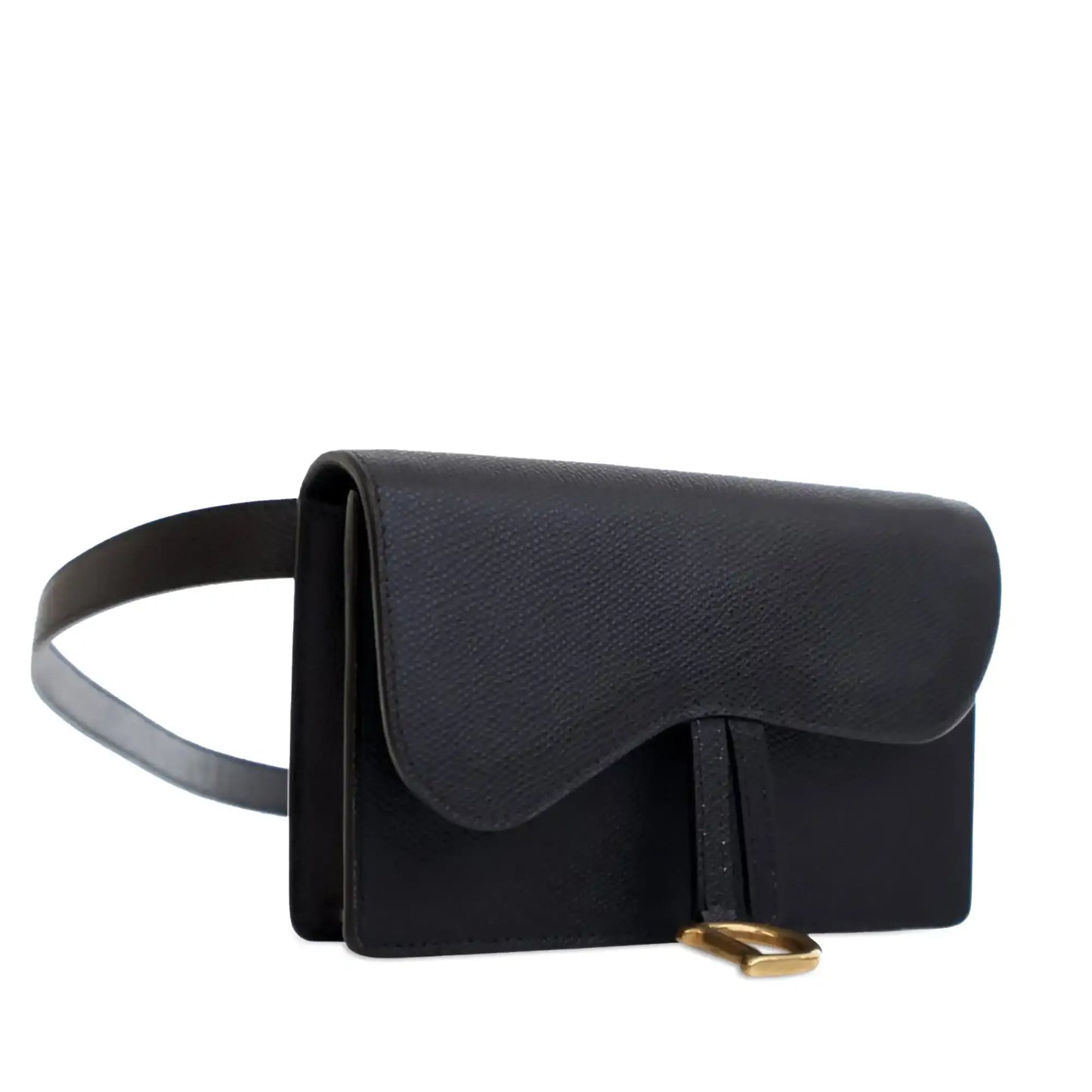 Dior Grained Calfskin Saddle Belt Bag
