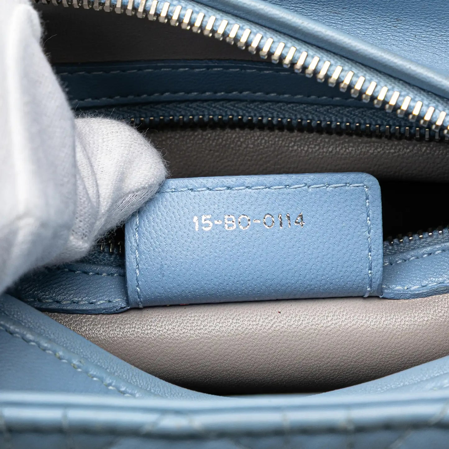 Dior Medium Bicolor Lambskin Cannage Lady Dior