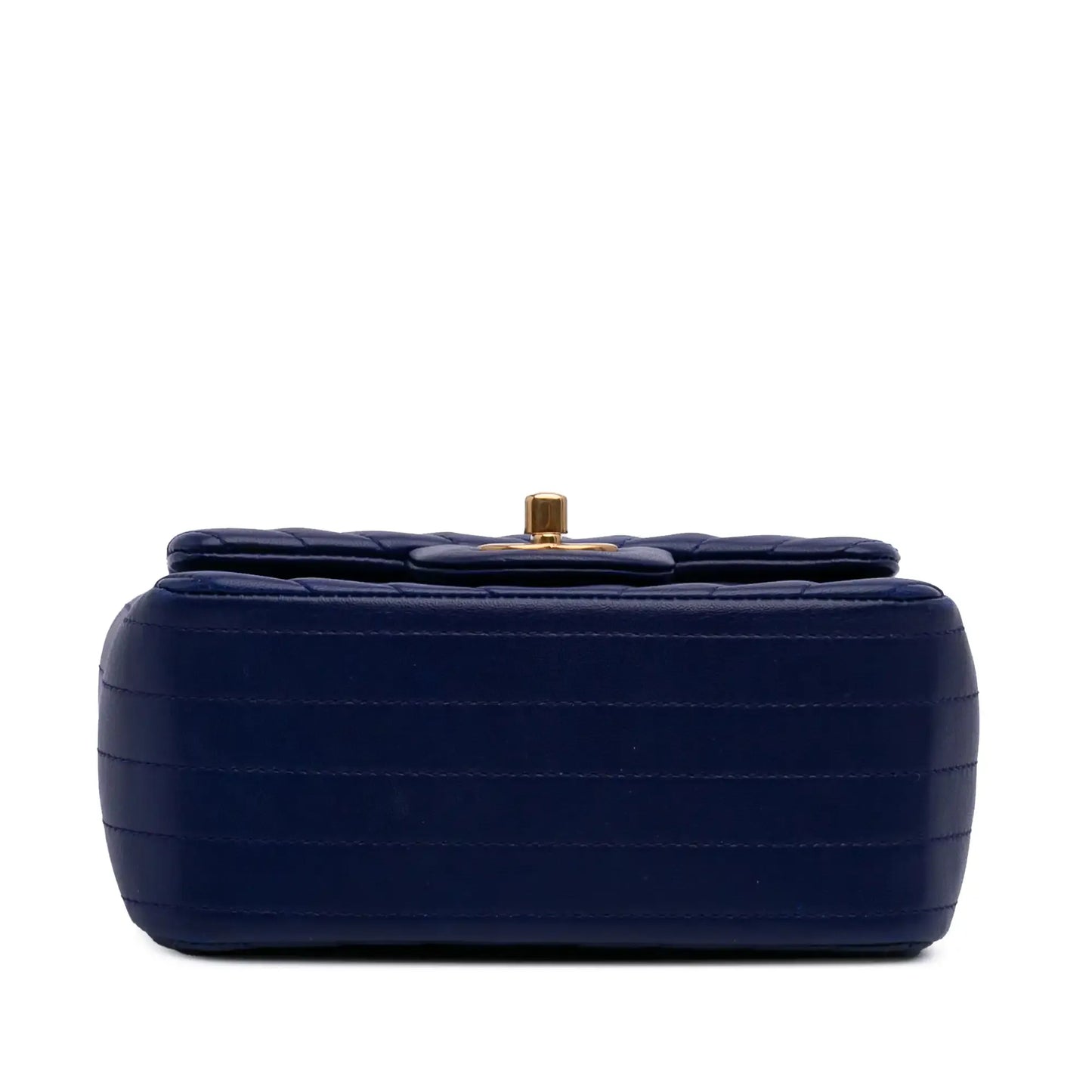Chanel Mini Square Classic Chevron Lambskin Single Flap