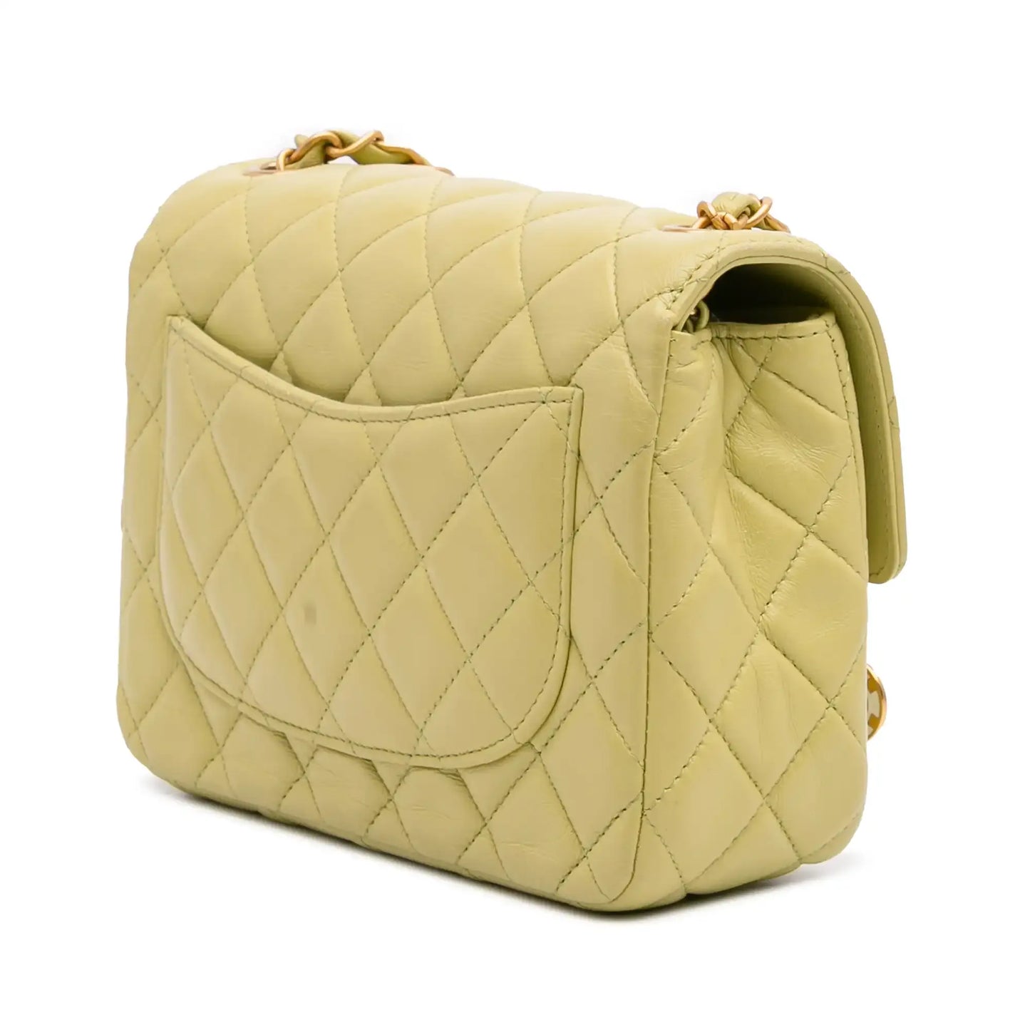 Chanel Mini Square Lambskin Casino Royale Charms Single Flap