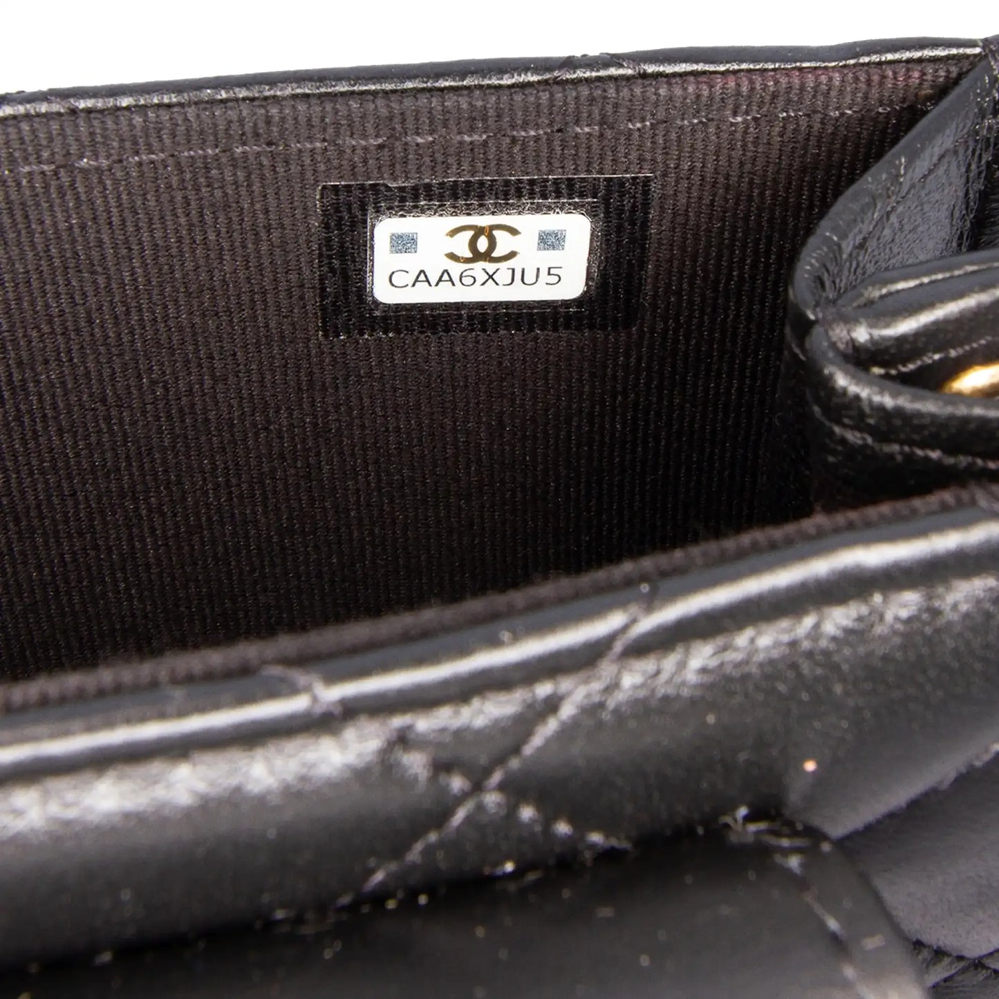 Chanel Mini CC Quilted Lambskin Phone Holder On Chain