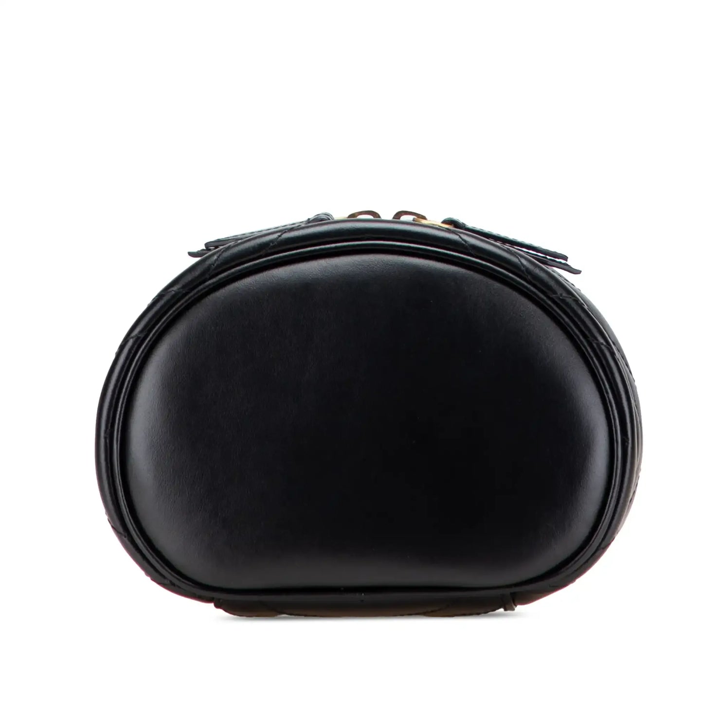 Gucci Mini GG Marmont Round Leather Vanity Bag