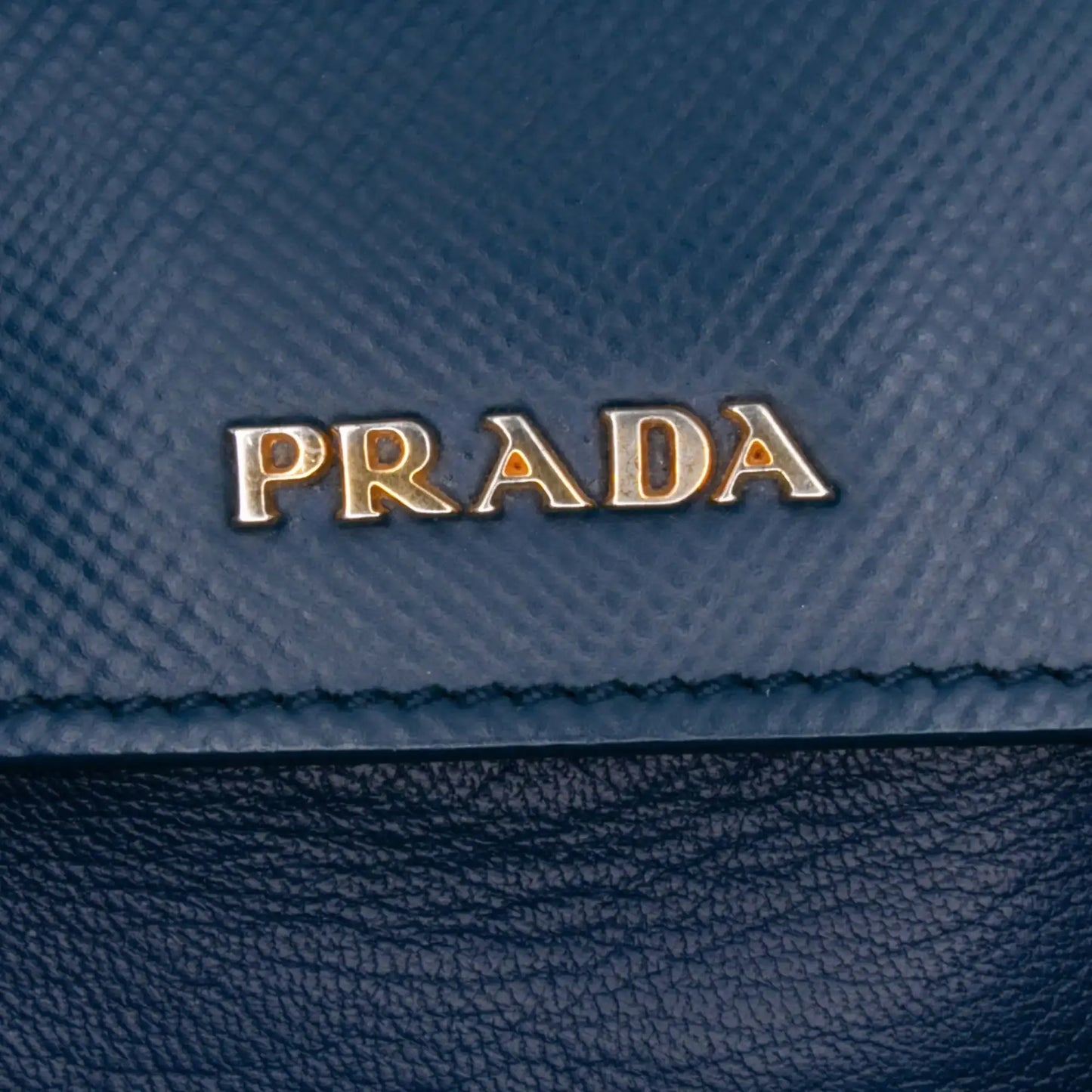 Prada Large Canapa and Saffiano Double Satchel