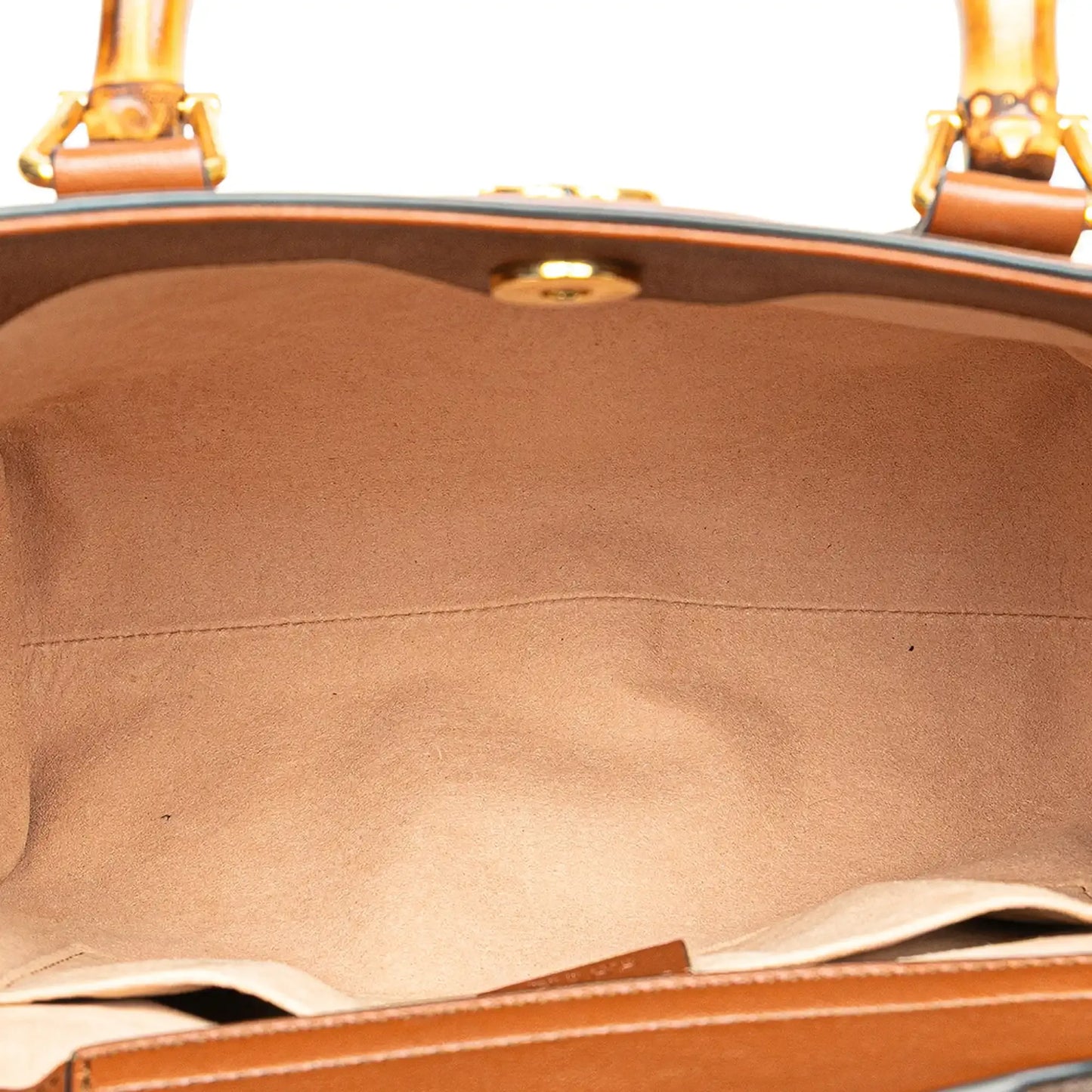 Gucci Small Leather Bamboo Diana Satchel