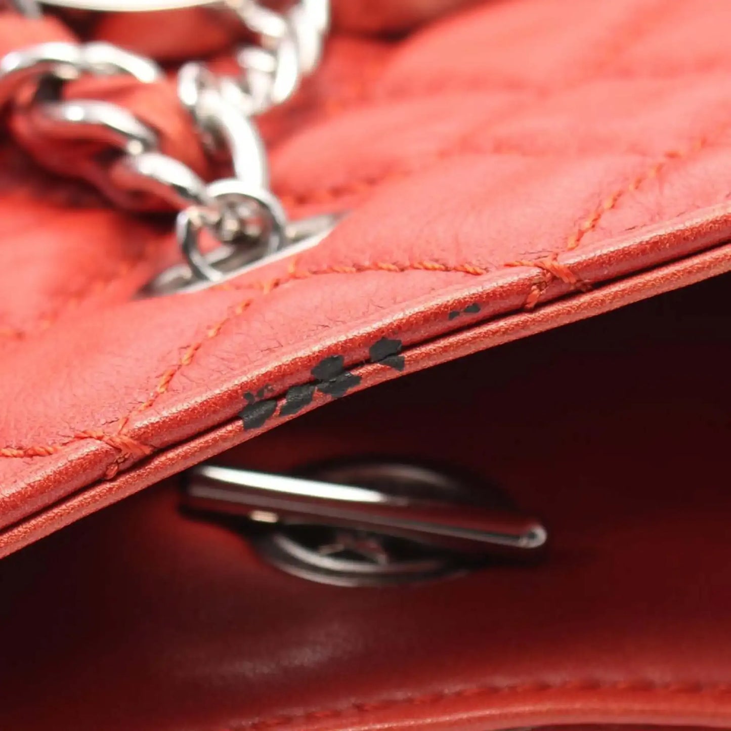 Chanel CC Quilted Lambskin Chain Tote