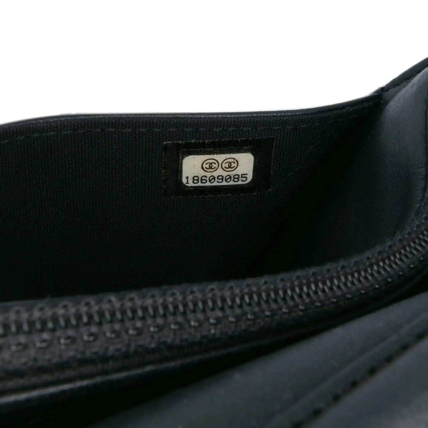 Chanel CC Embossed Lambskin Wallet on Chain