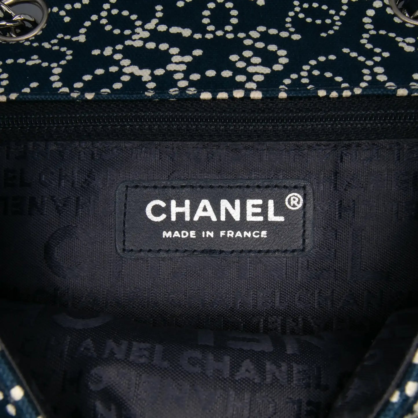 Chanel Small Printed Canvas CC No. 5 Flap