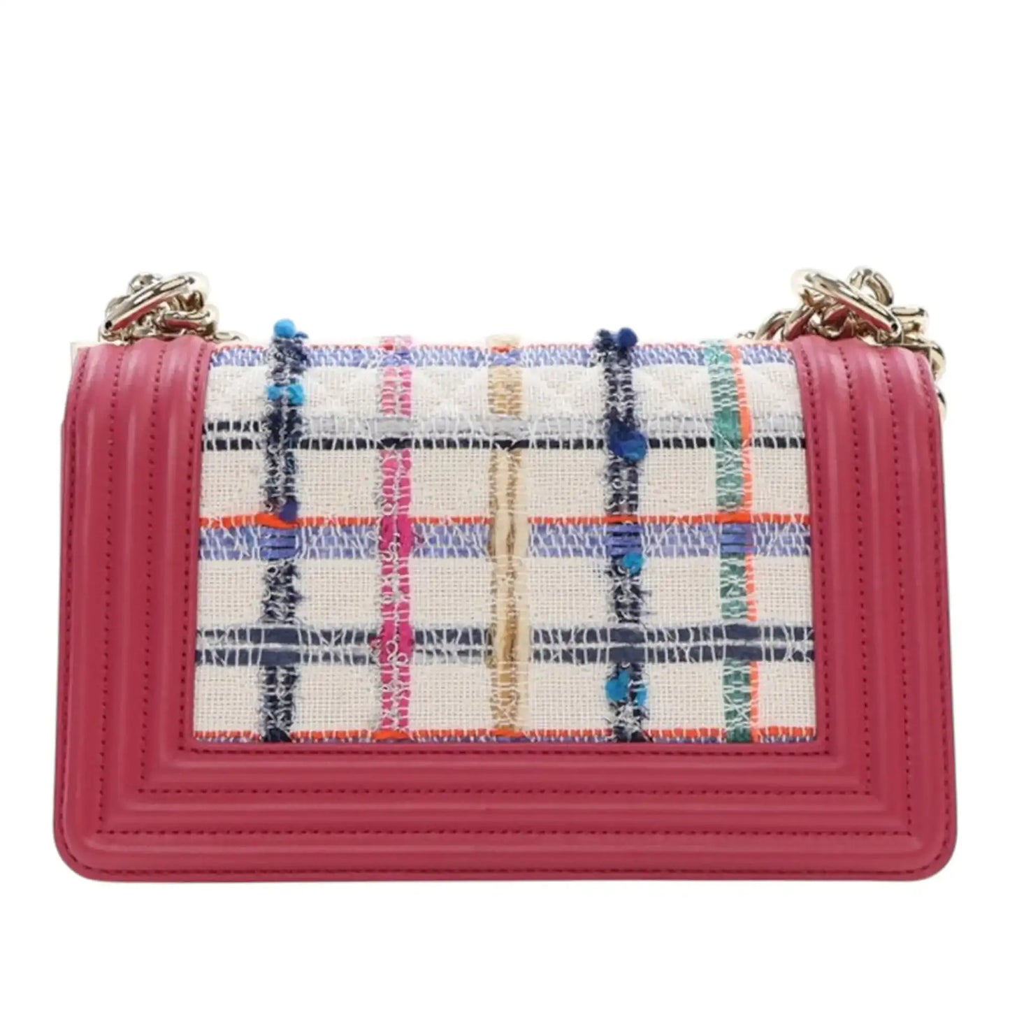 Chanel Small Tweed and Lambskin Boy Flap