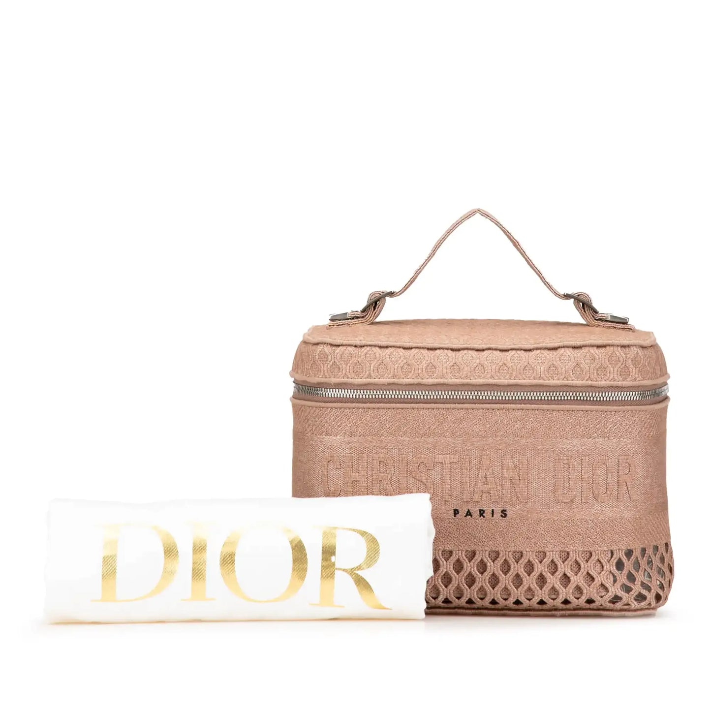 Dior Mesh Embroidered Diortravel Vanity Case