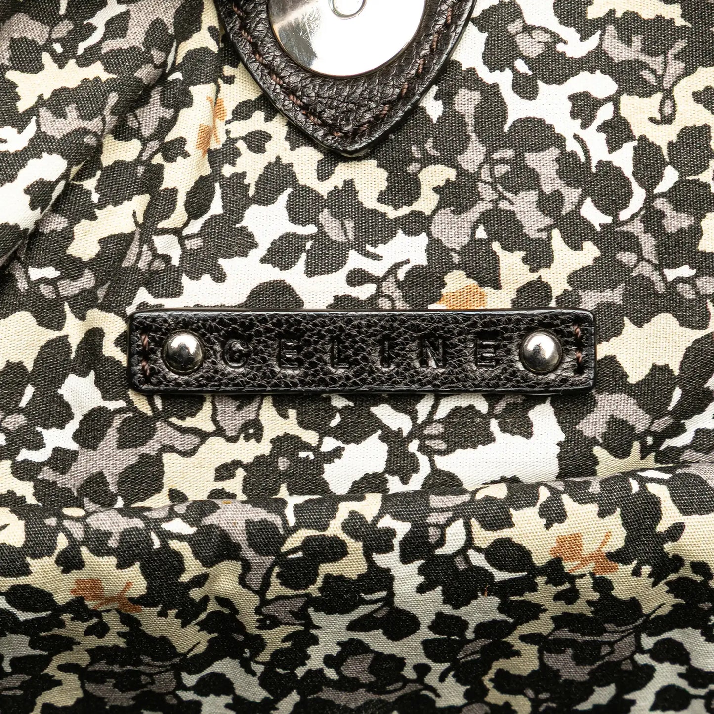 Celine Denim Macadam Bittersweet Hobo Bag
