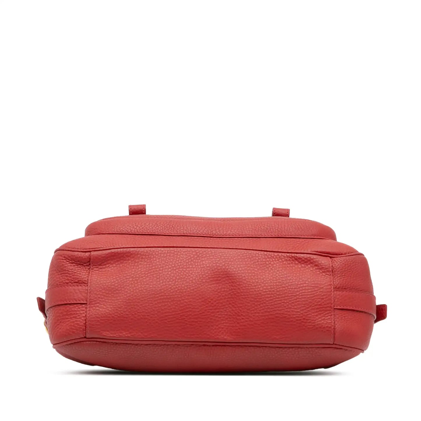 Prada Vitello Daino Double Buckle Messenger Bag