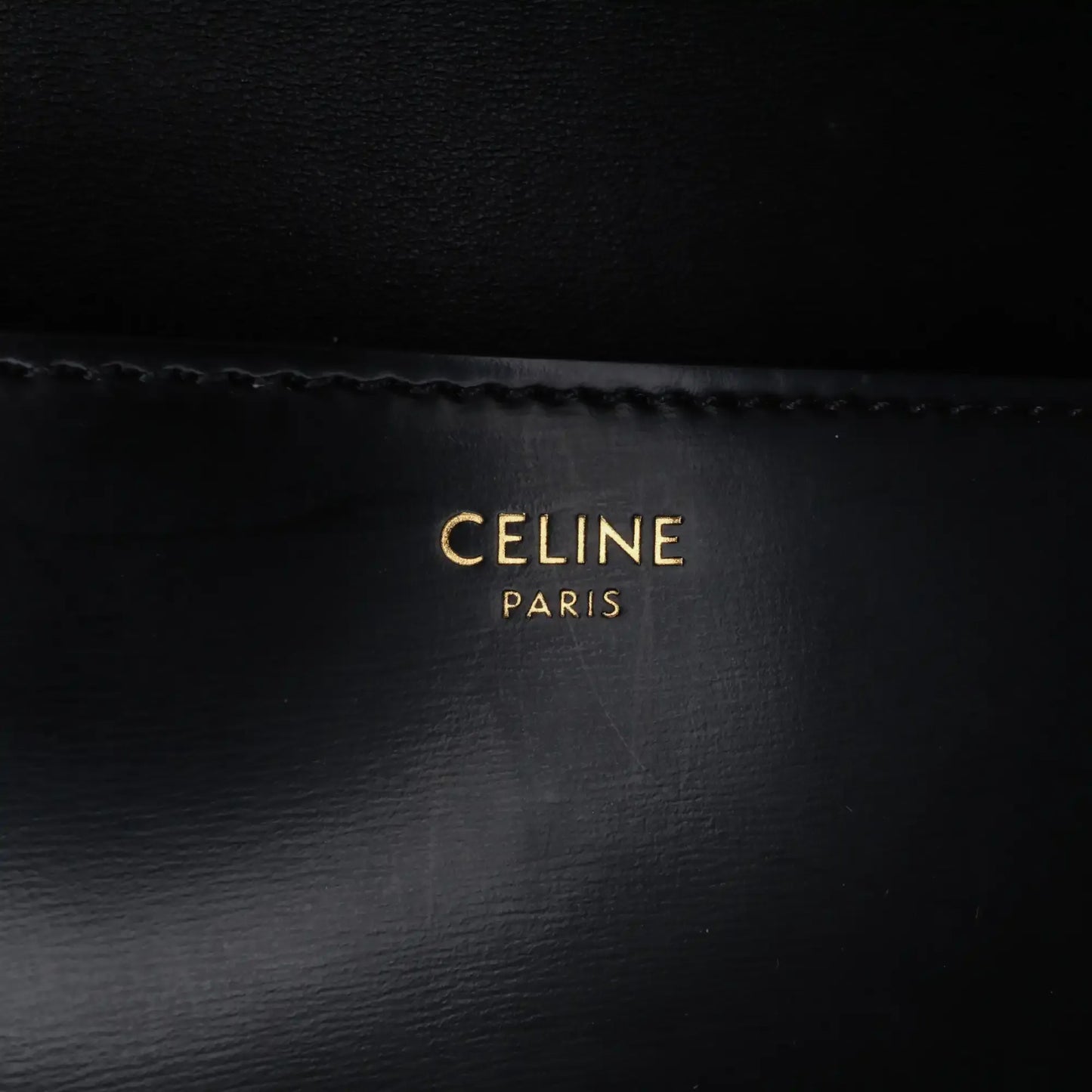 Celine Shiny Calfskin Claude Shoulder Bag