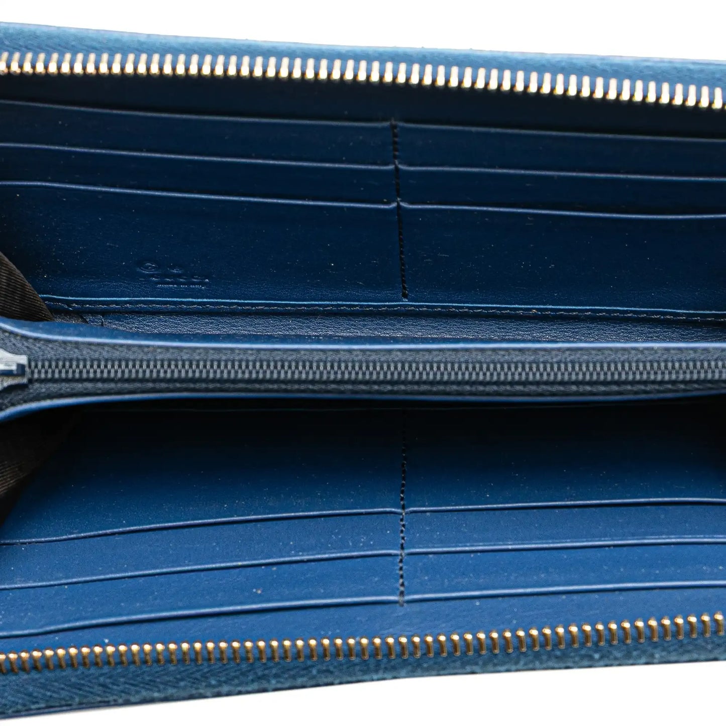 Gucci Microguccissima Zip Around Long Wallet